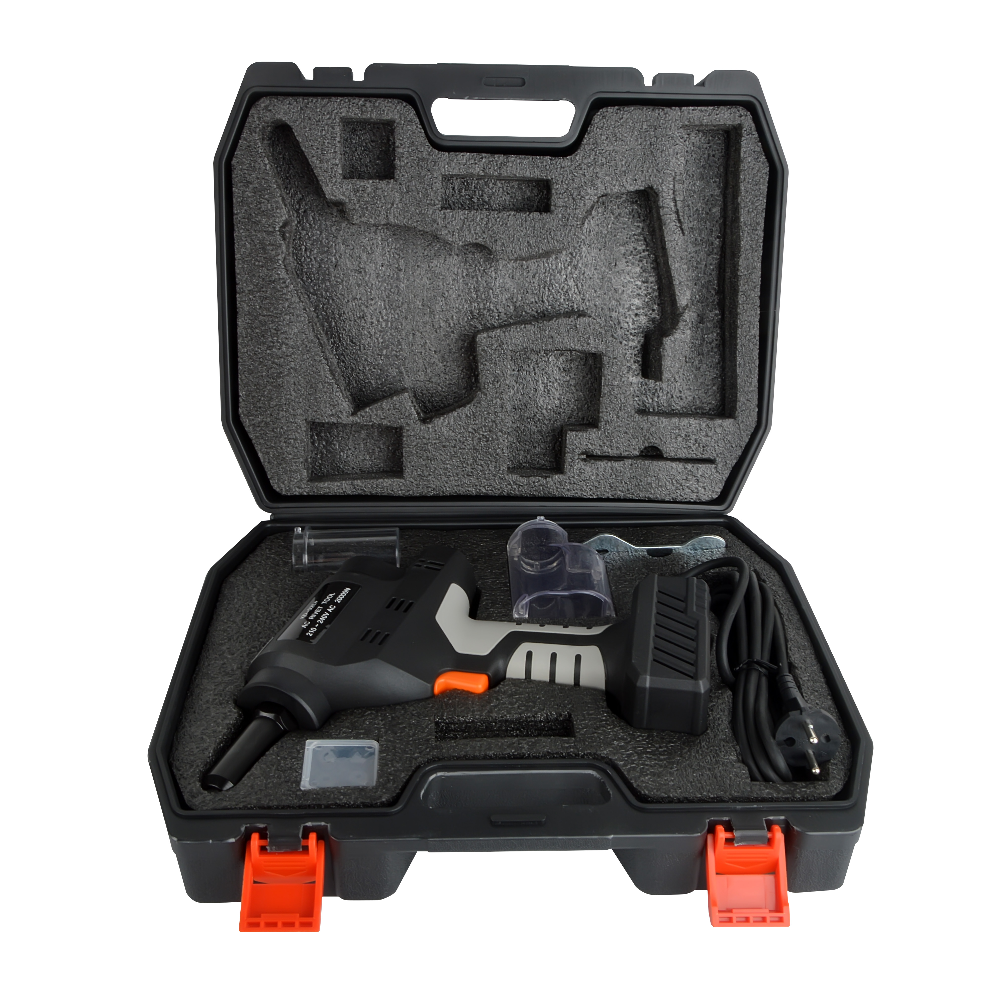 KD-02E+ 230 V Professional Electric Brushless Rivet Gun Rivet Tool Set 